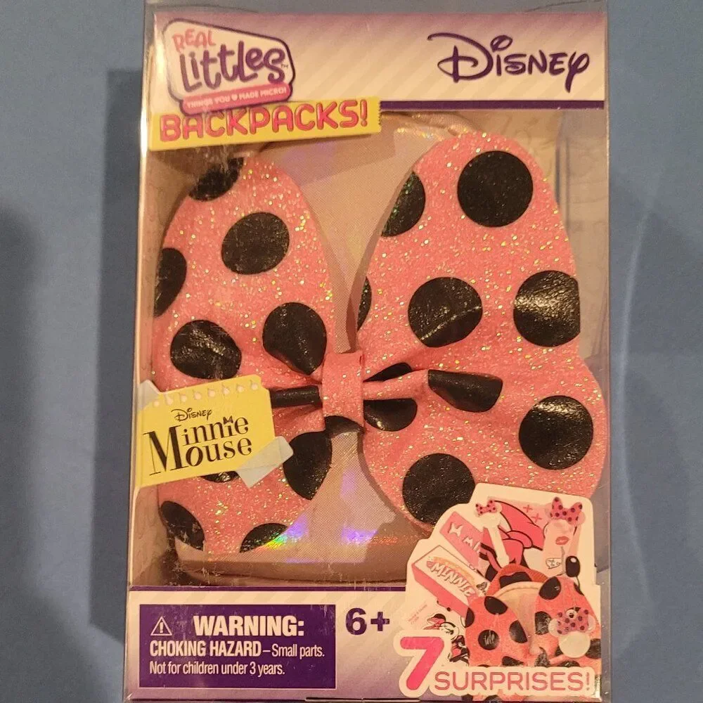 Shopkins Real Littles Mini Backpack Disney Series Minnie Mouse‎ & frozen 2 Set